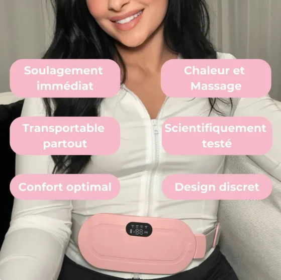 Ceinture chauffante électrique pour douleurs menstruelles – Almas™
