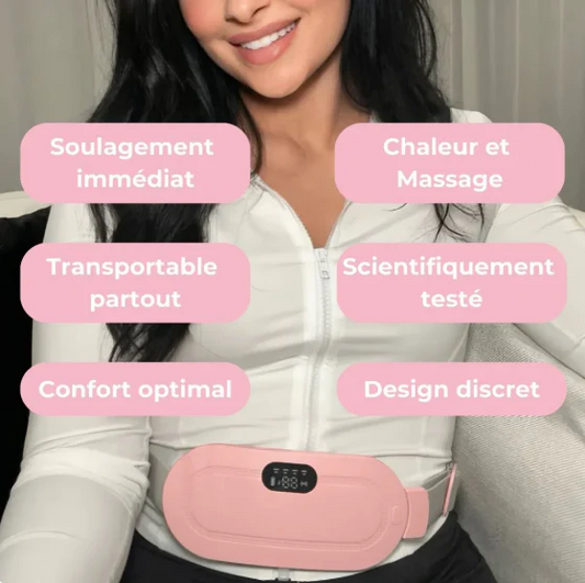 Ceinture chauffante électrique pour douleurs menstruelles – Almas™